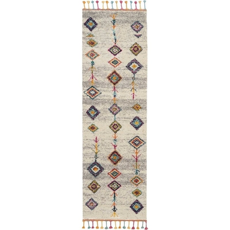 Nourison Moroccan Casbah Tribal Tassel Area Rug