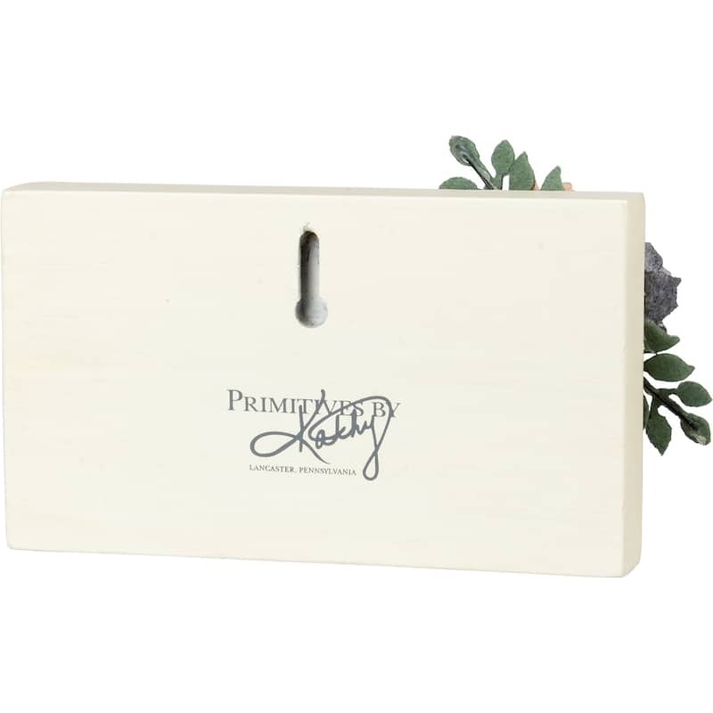Everyday is a Second Chance Block Sign 7 Inches - Multi