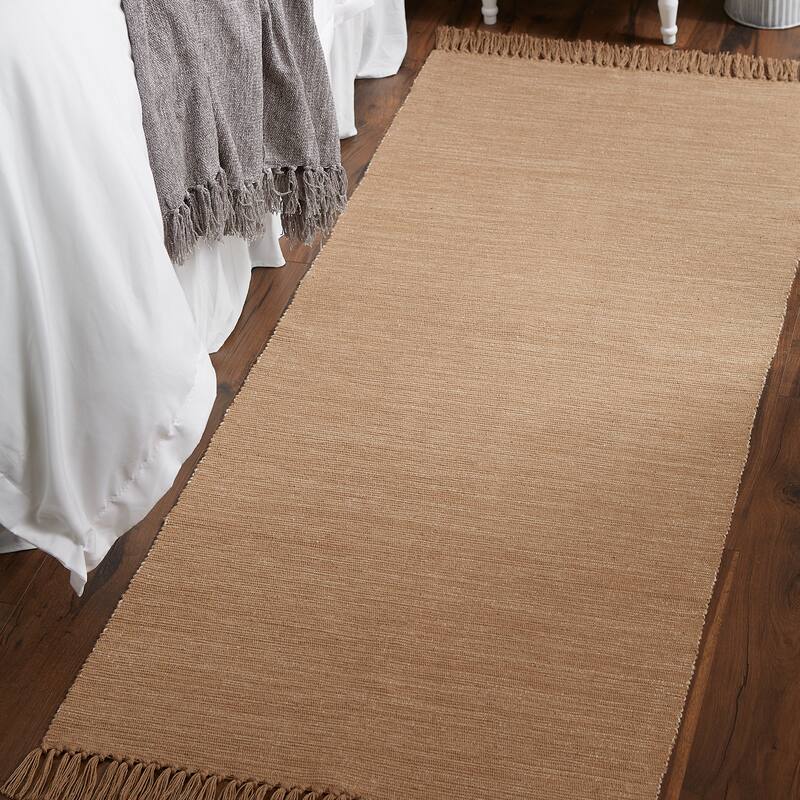 DII Gray and Off White 2-Tone Ribbed Rug 2x3 Ft - 24.0 In. L X 36.0 In. W X 0.2 In. H