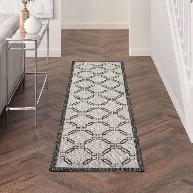 Nourison Garden Party Geometric Casual Indoor/Outdoor Area Rug