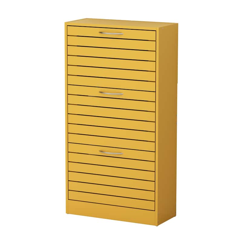 Shoe Cabinet with Flip Drawer for Entryway Rack Storage Organizer