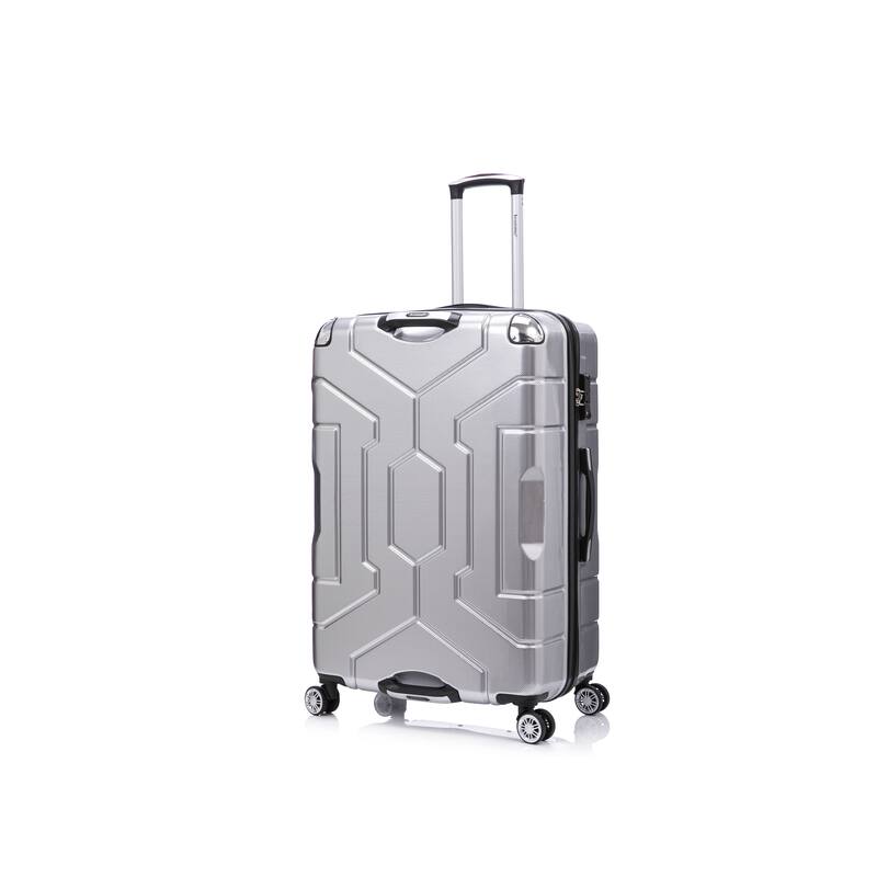 3 Piece Technology PC Hardshell Lightweight Durable Suitcase with Rotating Wheels and Adjustable Ergonomic Telescopic Handle
