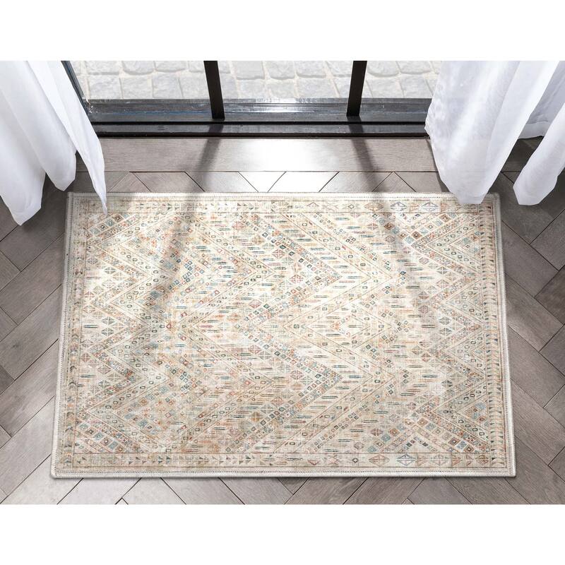 Well Woven Asha Vintage Anya Machine Washable Area Rug