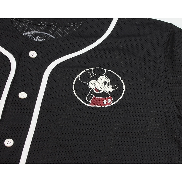 mens mickey mouse baseball jersey
