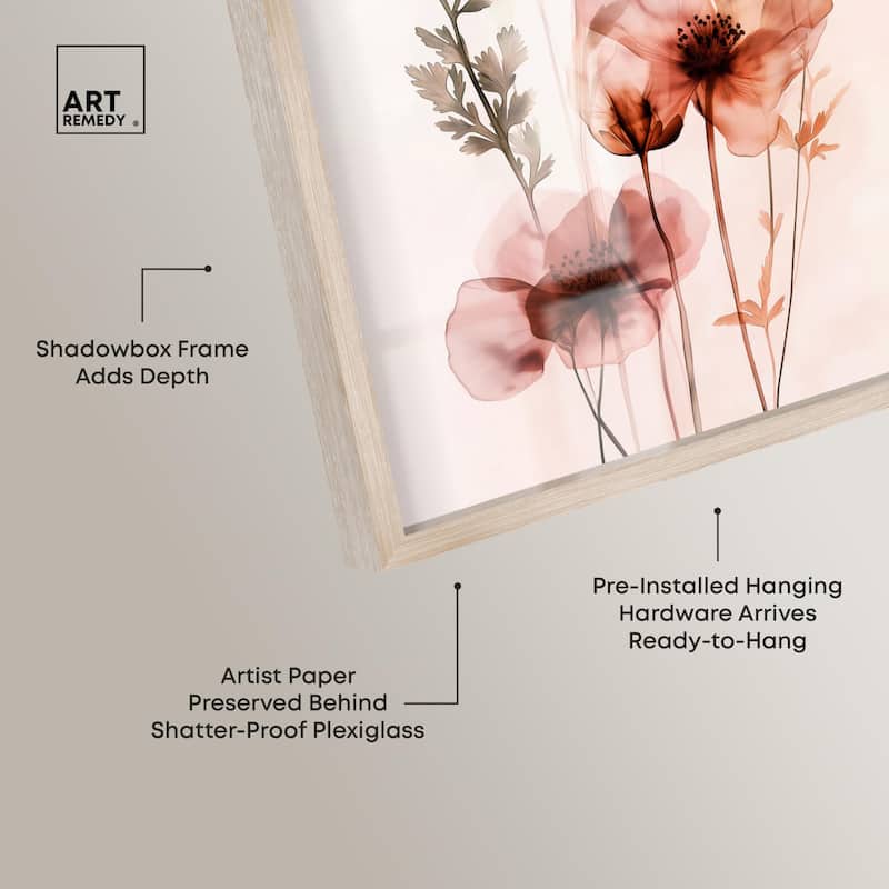 Petal Dye II Shadowbox by Art Remedy