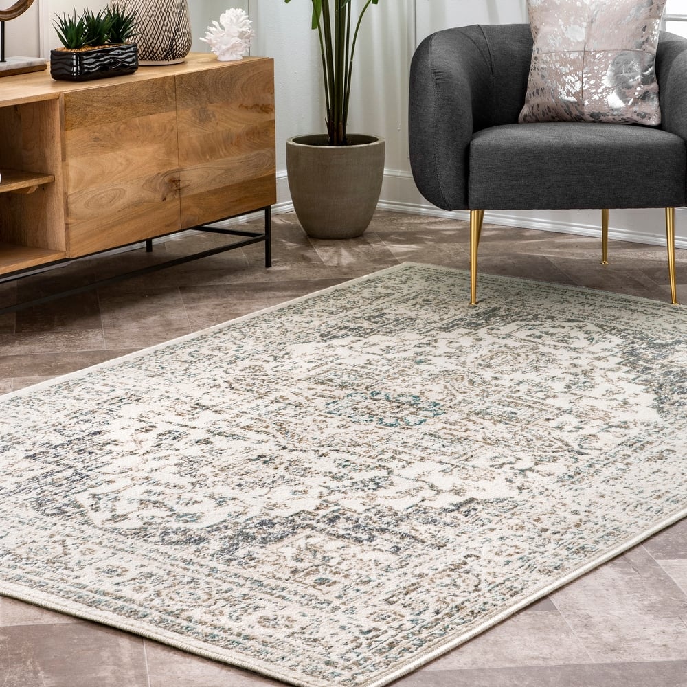 Nuloom Tanith Vintage Medallion Area Rug