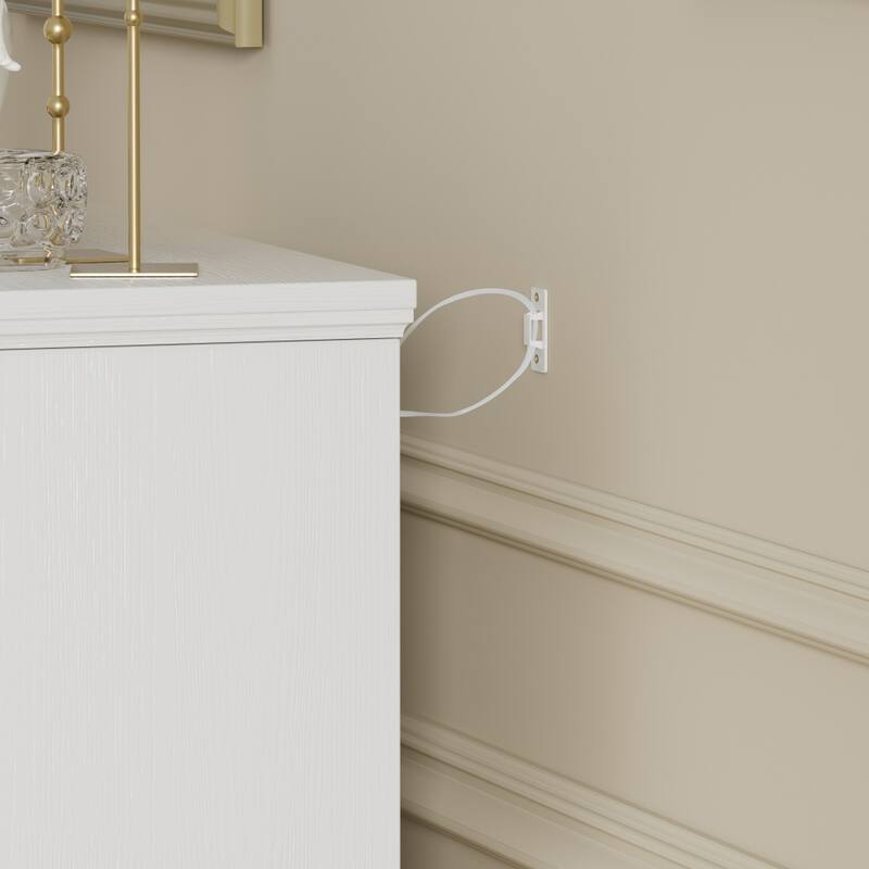 47.6″L x 15.7″W x 36.7″H 3 Drawer Bedroom Chest of Drawers
