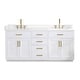 preview thumbnail 100 of 194, Altair Gavino Bath Vanity with Grain White Composite Stone Top, no Mirror
