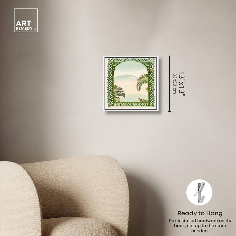 Palm View Vista Canvas by Art Remedy