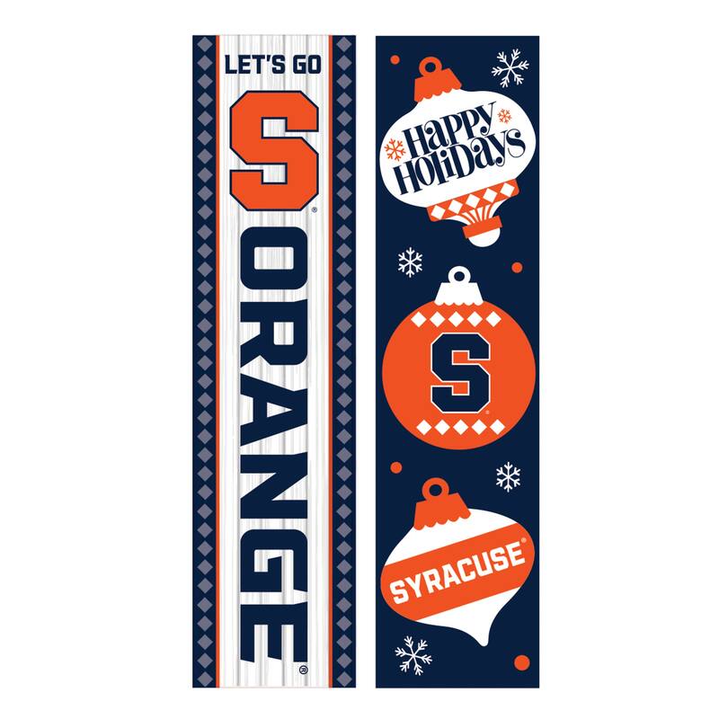 47" Double Sided Seasonal Porch Leaner, Syracuse University - 47" x 11.25"