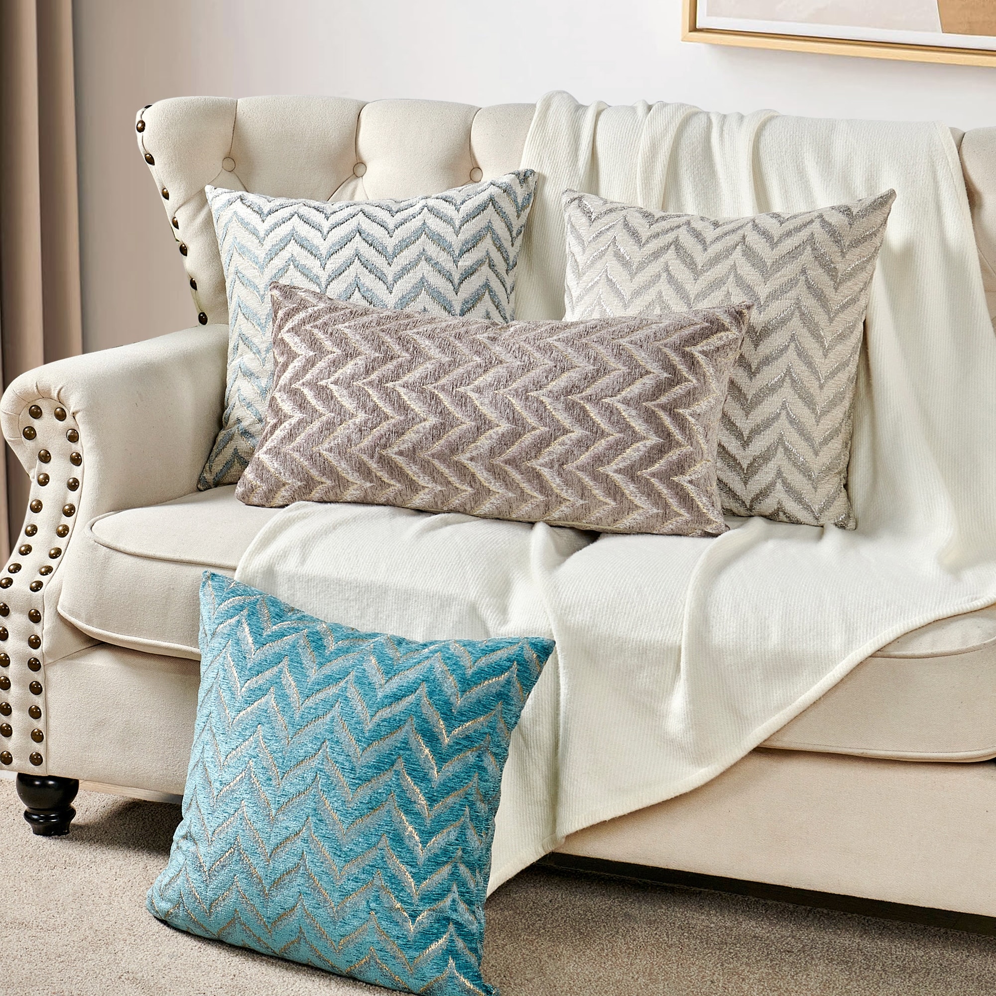 Arusha Jacquard Chenille 2 Piece Set Pillow Shell