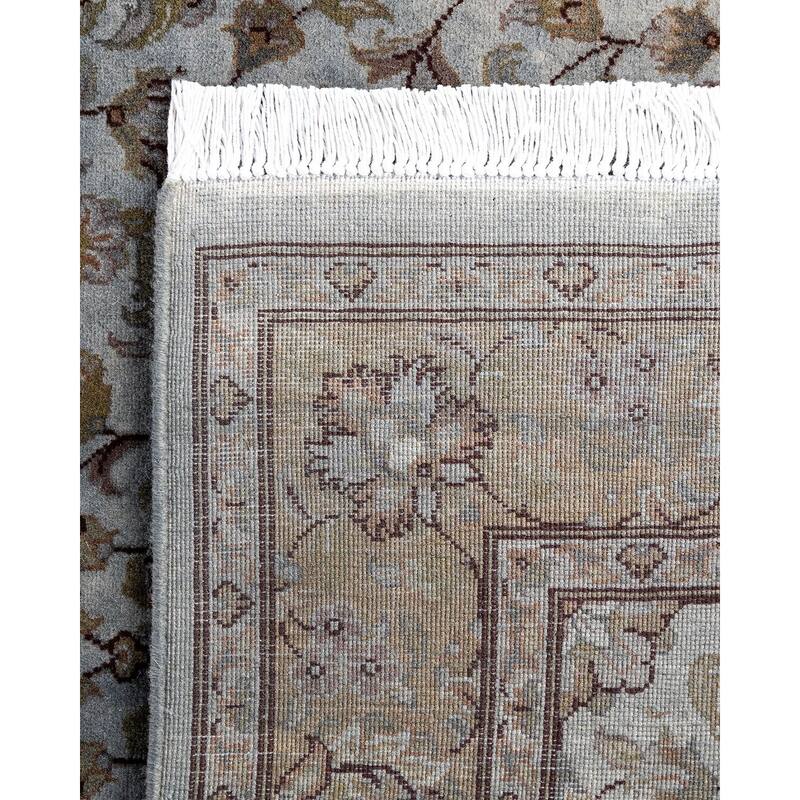 Contemporary Overdyed Wool Hand Knotted Area Rug - 3' 2" x 5' 3"
