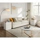 preview thumbnail 31 of 34, Fluted Nightstand Set of 2 with Charging Station, 2 Drawer End Table