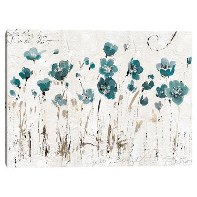 Abstract Balance IV Blue by Lisa Audit Canvas Art Print