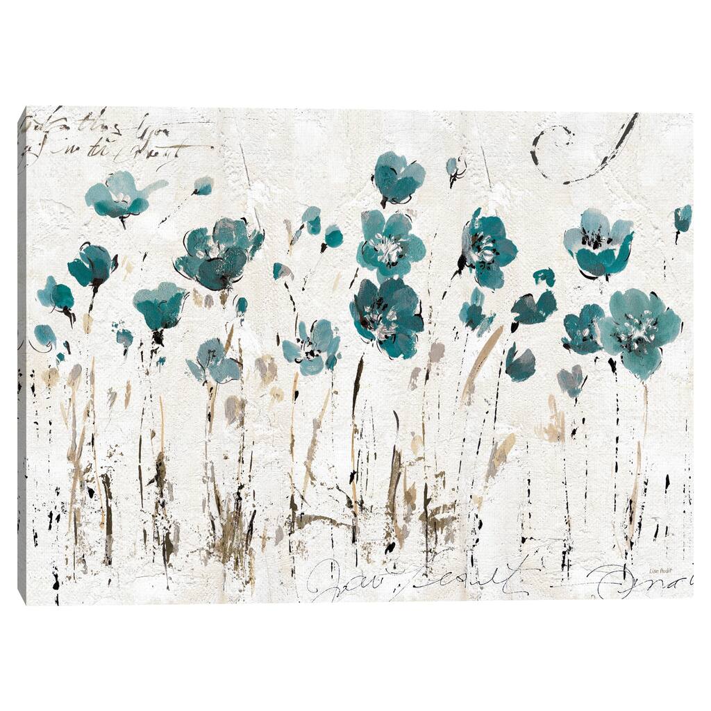 Abstract Balance IV Blue by Lisa Audit Canvas Art Print