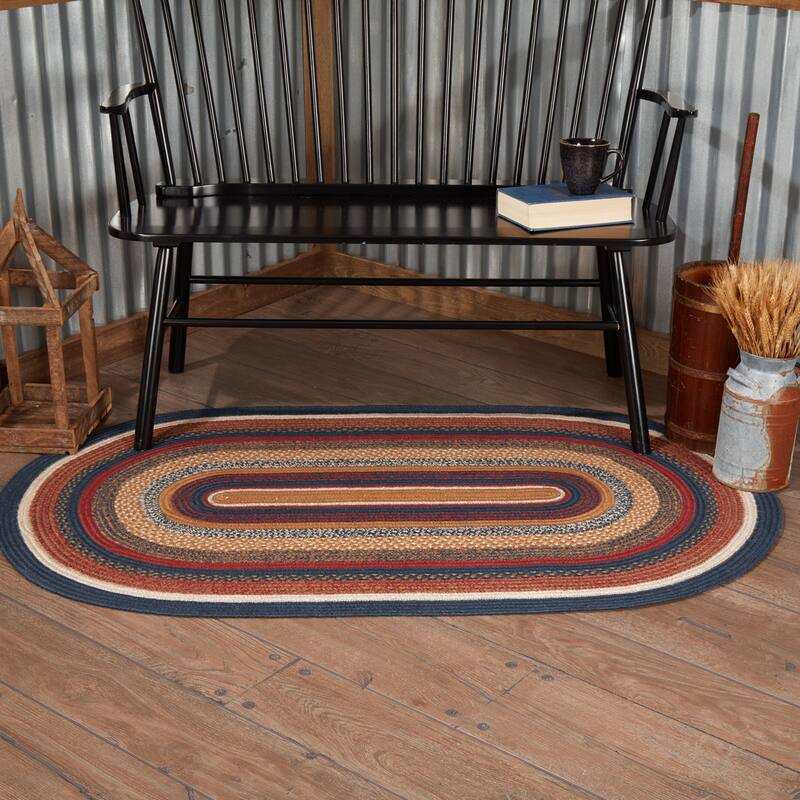Stratton Jute Rug Oval w/ Pad 36x60 - 3' x 5' Oval