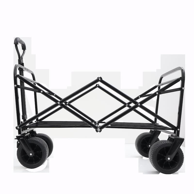 440lbs Collapsible Foldable Wagon Cart - Beach Wagon, Utility Cart, Grocery Cart