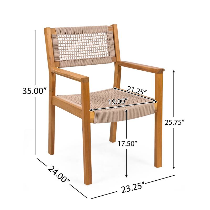 Dining Chair - Light Brown,Teak