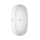 preview thumbnail 6 of 19, Wyndham Collection Rebecca 60-inch White Freestanding Soaking Bathtub