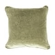 preview thumbnail 33 of 130, Villa by Classic Home Harriet Velvet Throw Pillow 22x22 - Moss Green