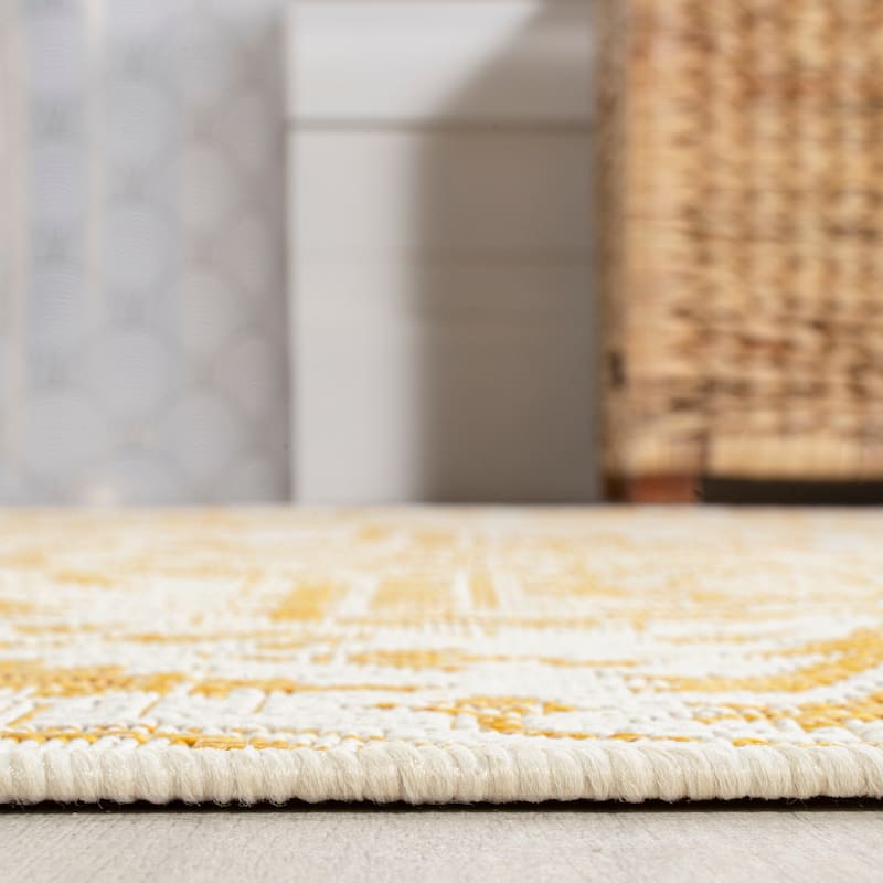 JONATHAN Y Charleston Medallion Indoor/Outdoor Area Rug