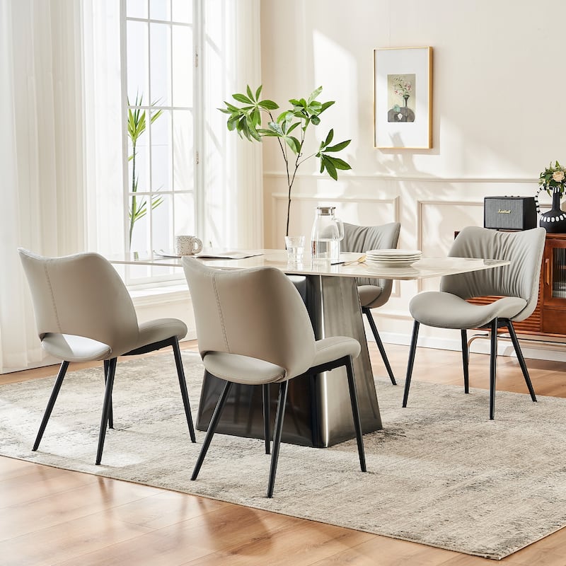 Modern Dining Kitchen Chairs Set of 2 Loads up to 300lbs