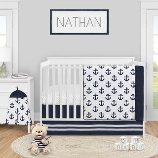 Navy blue outlet crib comforter
