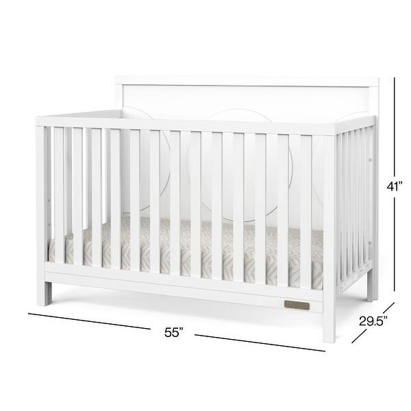 dimension image slide 0 of 2, Orbit 4-in-1 Flat Top Convertible Crib