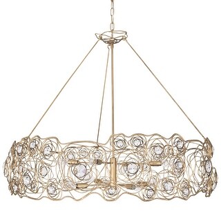 Varaluz Ethereal Rose Chandelier - Havana Gold Ombre