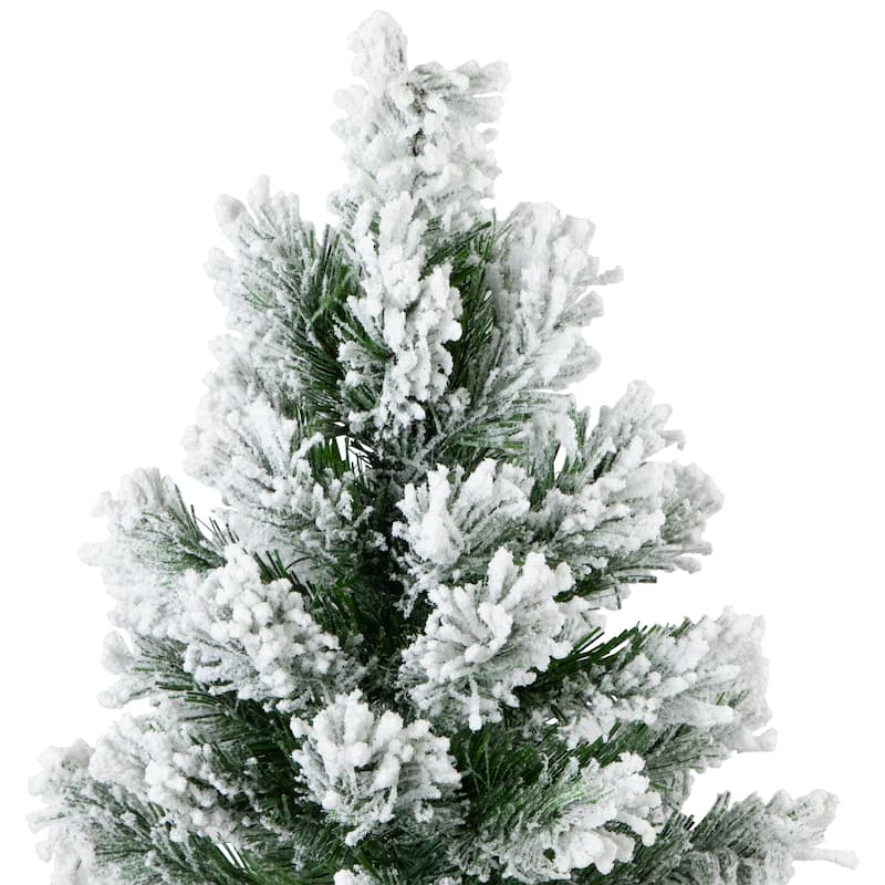Full Flocked Angel Pine Artificial Mini Christmas Tree - 19" - Unlit - 2 Foot