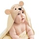 preview thumbnail 1 of 3, Lambs & Ivy Disney Baby Winnie the Pooh Tan Cotton Hooded Baby Bath Towel