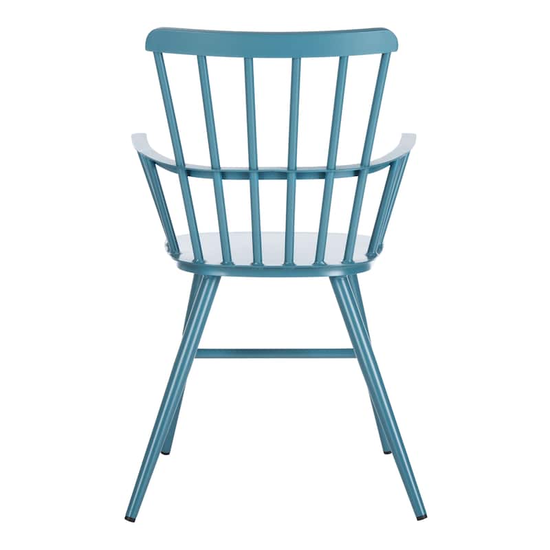 SAFAVIEH Outdoor Annalise Aluminum Arm Chair (Set of 2) - 22Wx21Dx33H