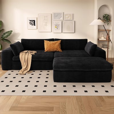 Modern Modular Sectional Sofa with Deep Seat