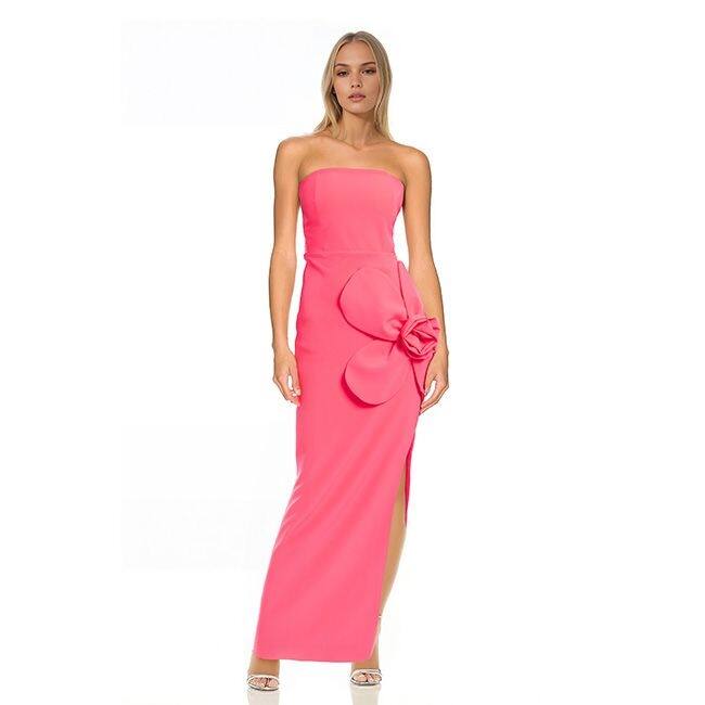 Jewel Badgley Mischka Eloise Strapless Sheath Gown