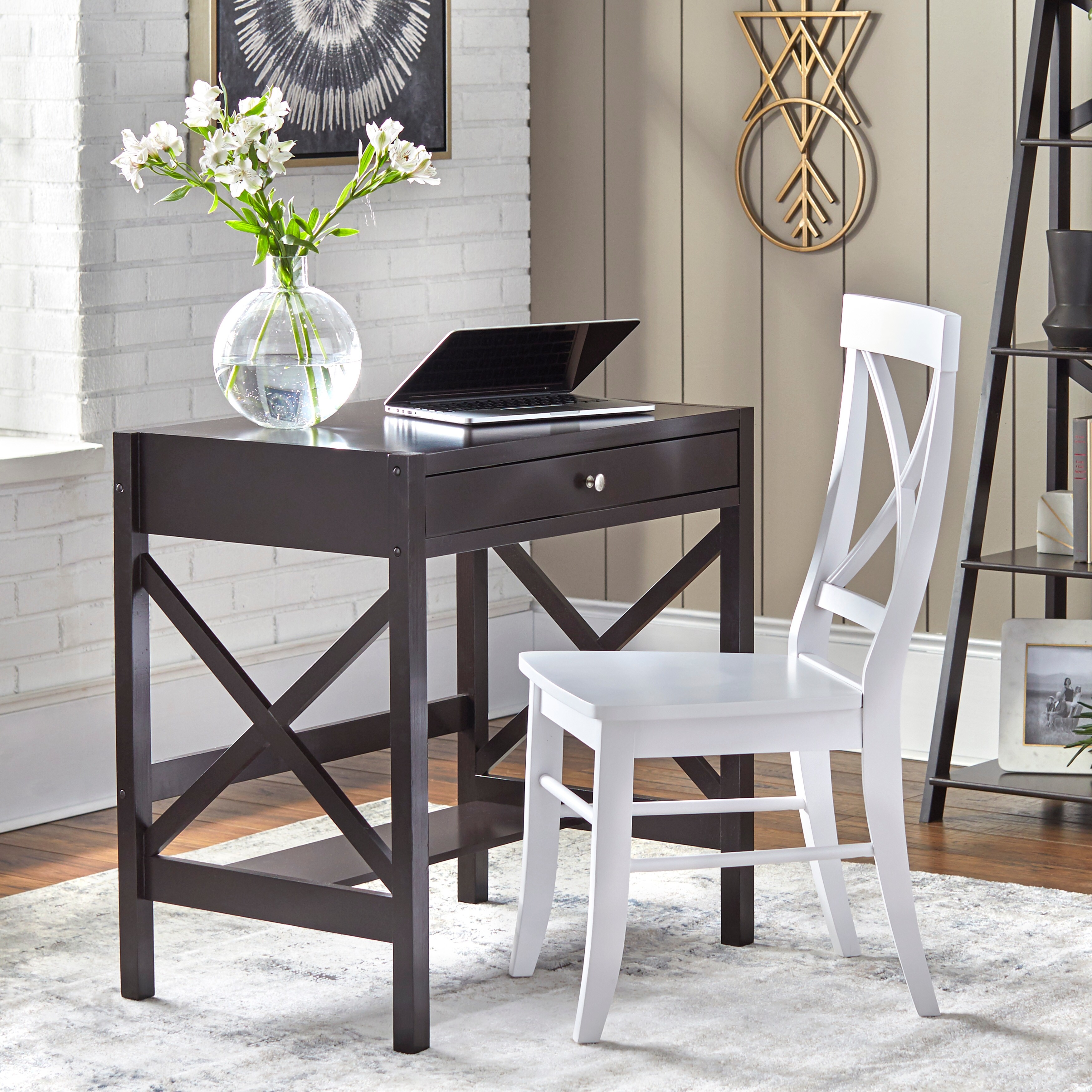 Simple living anderson x desk sale