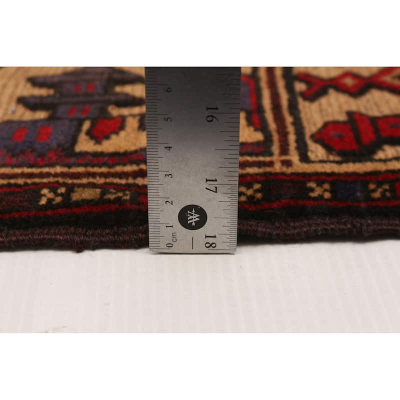 Teimani Red Rug 4'3" x 6'1" - 4'3 x 6'1