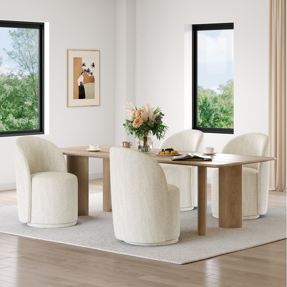 23.5" Wide Swivel Side Chair for Dining Room, Living Room