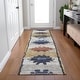 preview thumbnail 40 of 84, Machine Washable Indoor/Outdoor Tribal Global Chantille Rug