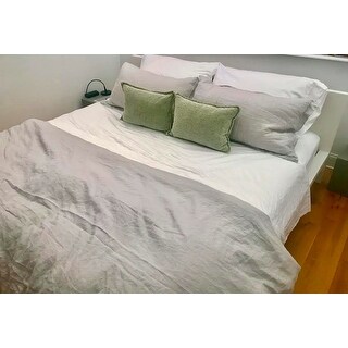 Echelon Home Washed Belgian Linen Duvet Cover Set Free Shipping Most Helpful