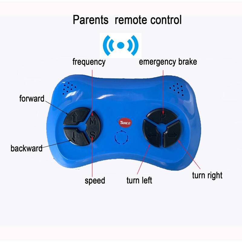 12V Ride-On Car with Front and Rear Swing, Remote Control, and Music