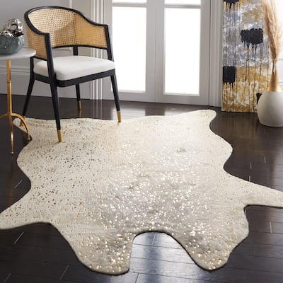SAFAVIEH Faux Cow Hide Talya Animal Rug