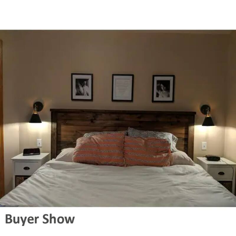 Modern 1-Light Black Gold Dimmable Wall Sconces Bathroom Vanity Light
