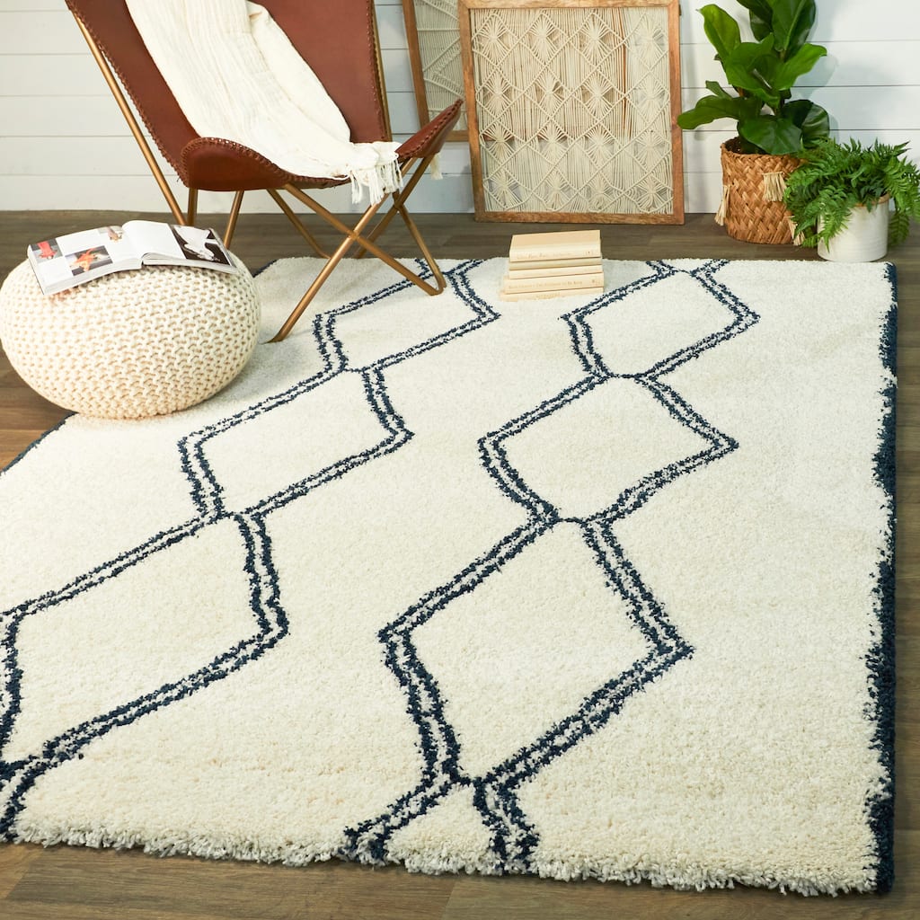 Alderson Diamond Shag Area Rug