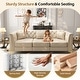 preview thumbnail 7 of 36, GDFStudio - Multi-Size Faux Leather 6-Seat Chesterfield Modular Sofa Set with Metal Trim & 6 Pillows
