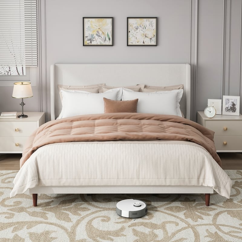 Harper Tall Headboard Upholstered Bed