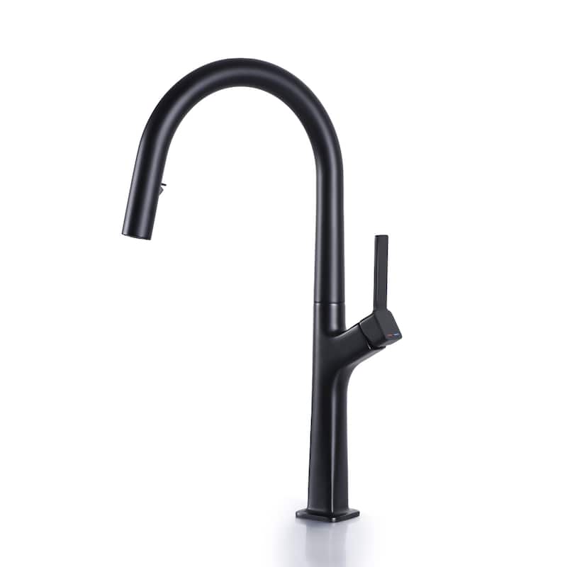 Single Handle Kitchen Faucet with Pull Down Sprayer Brass Single Hole Brass Pull Down Kitchen Sink Faucets