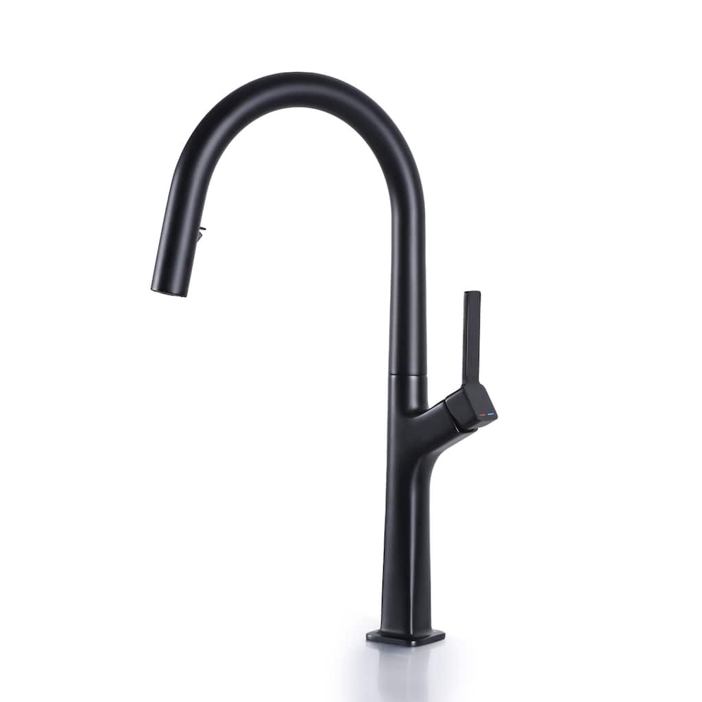 Single Handle Kitchen Faucet with Pull Down Sprayer Brass Single Hole Brass Pull Down Kitchen Sink Faucets