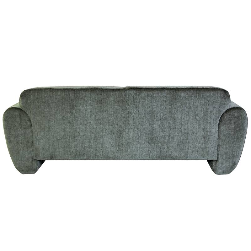 Furniture of America Rydel Modern Olive Green Chenille Sofa