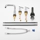 preview thumbnail 12 of 19, YASINU 8 Inch Luxury Widespread Bathroom Sink Faucet with Pop-Up Drain