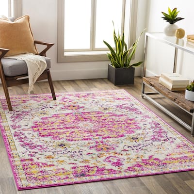 Livabliss Vintage Floransa Medallion Area Rug